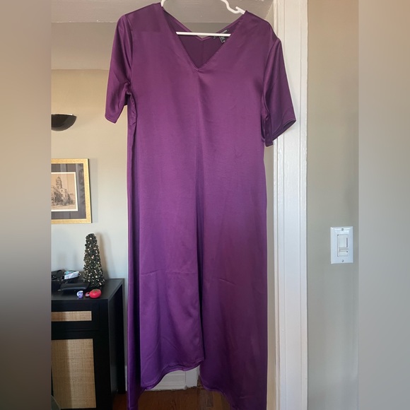 Eileen Fisher midi dress symmetrical - Picture 1 of 4